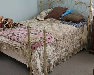 Vintage Ornate Metal Bed Frame