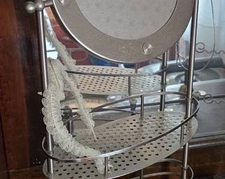Tiered Vanity Mirror Shelf