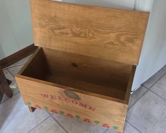 Wooden Toy Chest second image