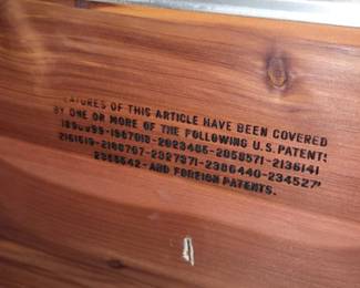 Lane Fan Carved Cedar Chest fourth image