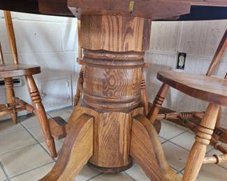 Oak Dining Set, set of chairs fourth image