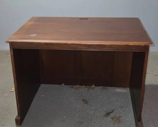 Mahogany Pedestal Desk fifth image