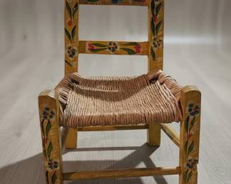 Mexican Folk Art Childs Chair