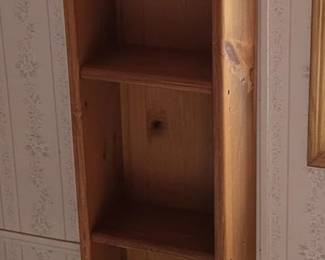 Wooden Heart Cutout Wall Shelf