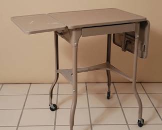 Vintage Metal Typewriter Table