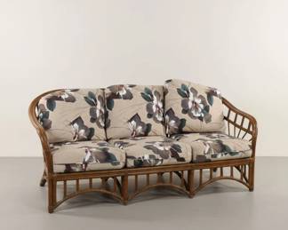The Palms Rattan Sofa second image