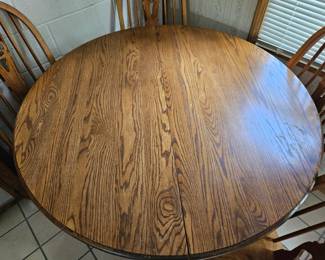 Oak Dining Set, set of chairs second image