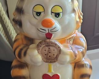 Vintage Tiger cookie jar I Love Cookies
