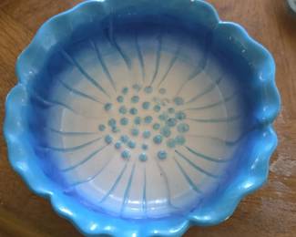 Blue Flower Ceramic Bowl second image