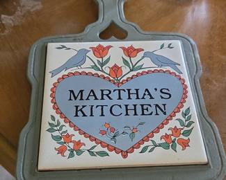Personalized Folk Art Trivet
