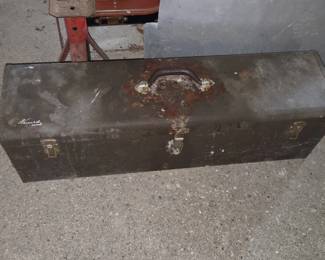 Vintage Metal Toolbox