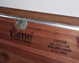 Lane Fan Carved Cedar Chest third image