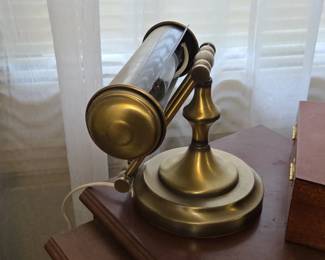 Brass Bankers Lamp third image