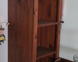 Rustic Pine Corner Shelf second image
