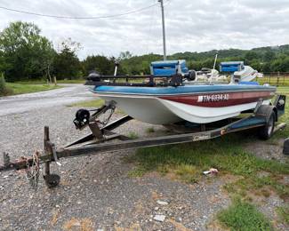 BOAT AND TRAILER