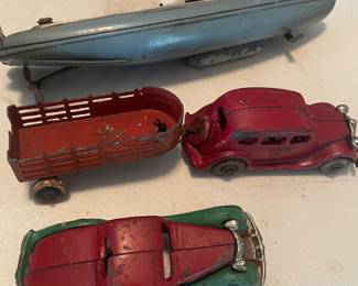 ANTIQUE DIE CAST TOYS-   