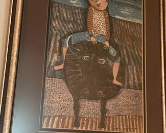 SIGNED NUMBERED -LISTED KNOWN ARTIST 