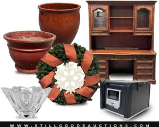 Decor, furniture, planters, pet supplies, crystal, jewelry and much more!