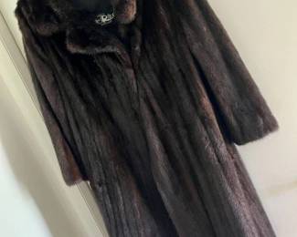 15 Horst Ritter Palanker Dyed Black Mink Coat Stuttgart
