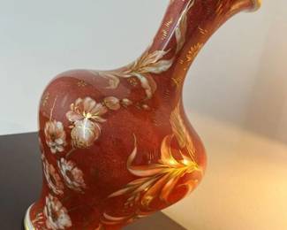 15 Rosenthal Enchanted Garden Vintage HandPainted Porcelain Vase By Walter Mutze