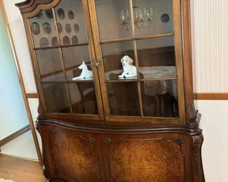 15 Grossmann Co. Antique Oversized Ornate China Cabinet