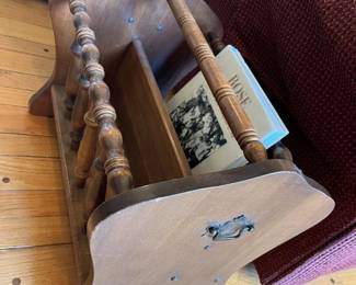 15 George B. Bent Co. Maple Magazine Rack