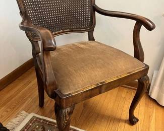 15 Grossmann Co. Antique Cane Dining Armchair