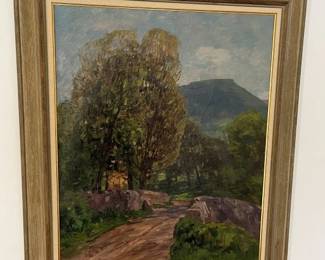 15 K. Srbirkhardt Antique Pastoral Oil Germany