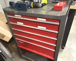 BUY IT NOW! $100.00. Craftsman 5 drawer tool chest. Call Jan at 314 960-5700.