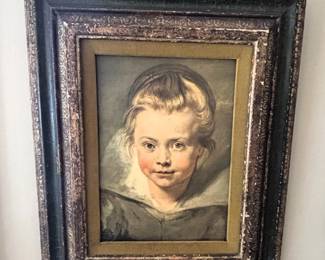 Beautifully framed painting.