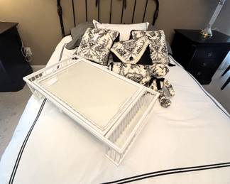 BUY IT NOW! $100.00. Full size ornate metal bed. Call Jan at 314 960-5700.