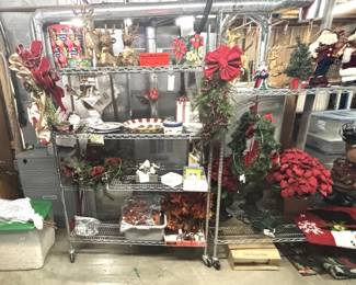 Christmas items.