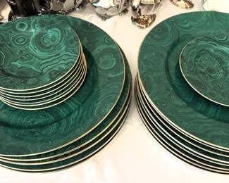 BUY IT NOW! $250.00. Malachite Neiman Marcus Set. Call Jan at 314 960-5700.