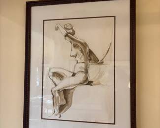 BUY IT NOW! $175.00. Nude, Beautifully Framed. Call Jan at 314 960-5700.