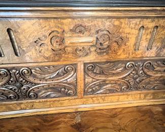 BUY IT NOW! $350.00. Walnut Burlwood Sideboard/Buffet. 72" W x 24" D x 54 1/2" H. Call Jan at 314 960-5700.