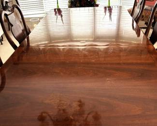BUY IT NOW! $195.00. Baker Furniture Dining Table. 44" W x 65" L x 29" H. 85" L with 20" leaf in. Call Jan at 314 960-5700