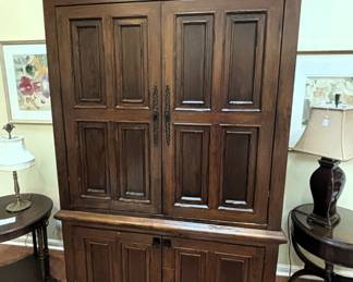 BUY IT NOW! $175.00. Wardrobe/TV Cabinet. 58" W x 28" D x 90 1/2" H. Call Jan at 314 960-5700.