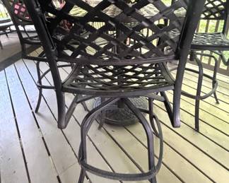 BUY IT NOW! $595.00. Heavy Aluminum Patio Table with 4 chairs. 42" Dia. x 41" H. Call Jan at 314 960-5700.