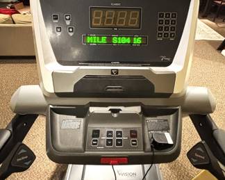 BUY IT NOW! $250.00. Vision Fitness TF40 Treadmill & mat. Call Jan at 314 960-5700.