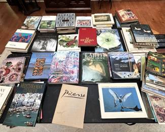 Coffee table books.