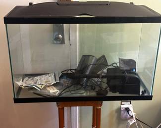 NEW Complete Glass Fish Tank Aquarium Starter Kit – Tank, Hood, Filter & Accessories
