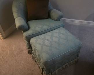 Drexel Heritage Chair and ottoman