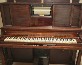 1911 Kiimball player piano with tons music sheets