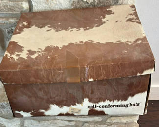 Lot 159: Black cowboy hat in Resistol box