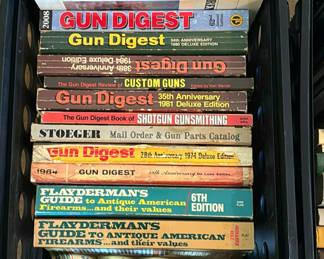 Lot 168: Assorted gun and firearms books