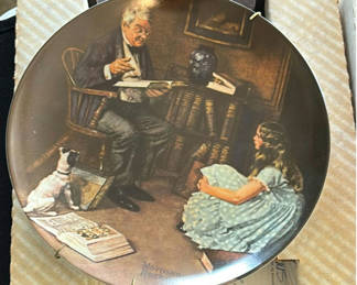 Lot 142: Norman Rockwell Knowles Collector Plates