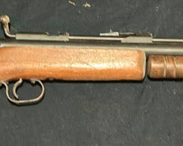 Lot 163: Lever-action rifle with wooden stock and forend