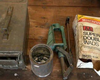 Lot 19: Assorted Ammunition Boxes, Cartridges, and Reloading Accessories