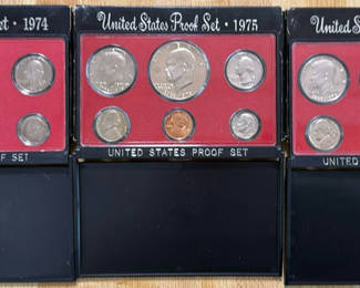Lot 59: United States Proof Sets (1974–1976)
