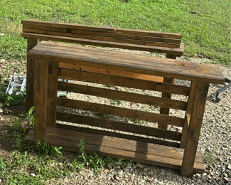 Lot 6: Two Wooden Benches